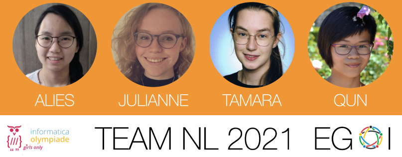 Het 2021 EGOI-NL team