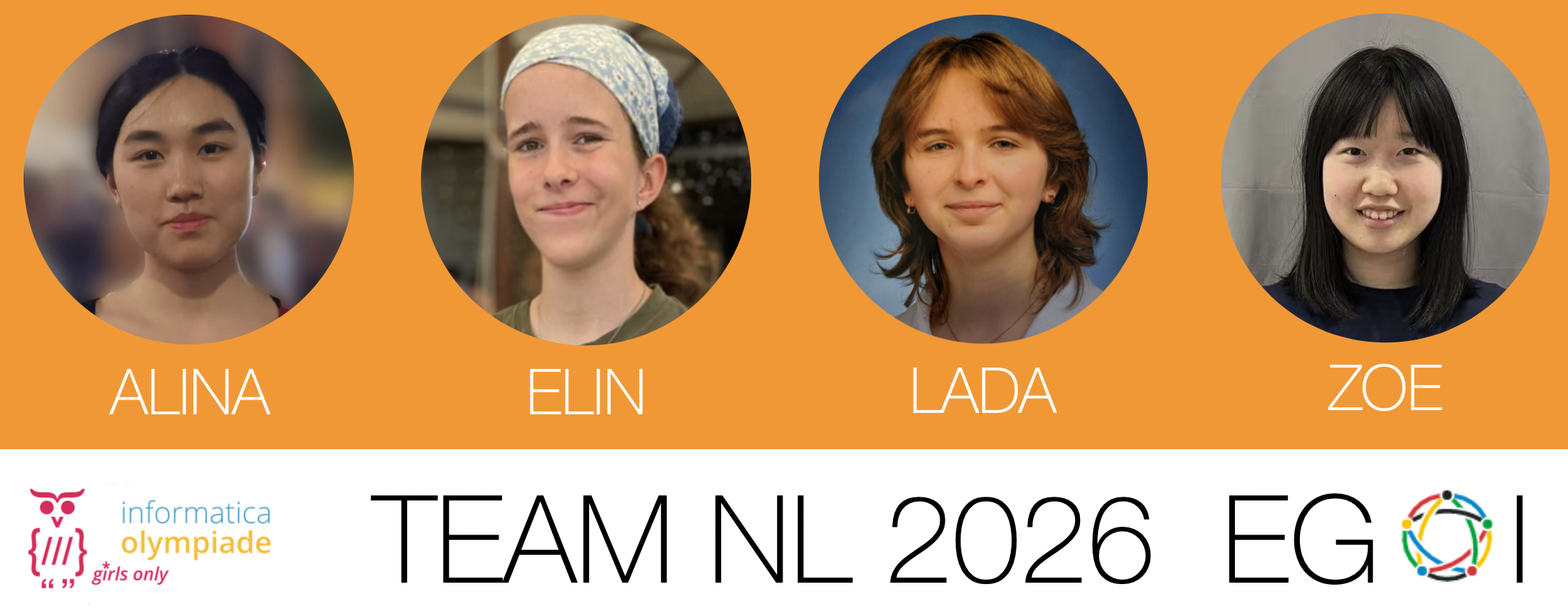 Het 2026 EGOI-NL team