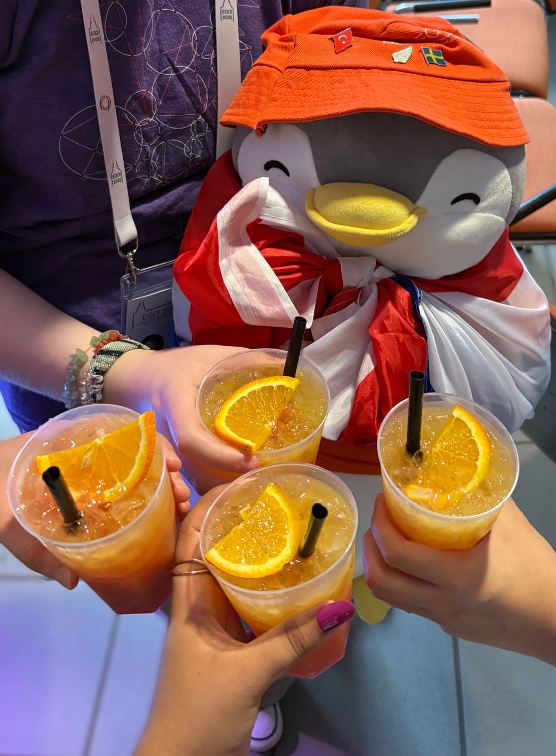 Uil, de mascotte van het EGOI team.